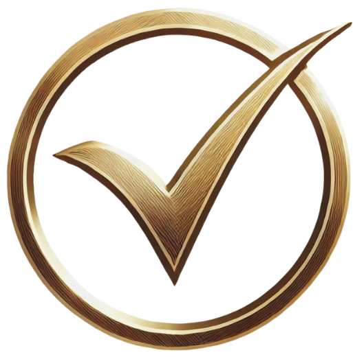 Checkmark gold icon